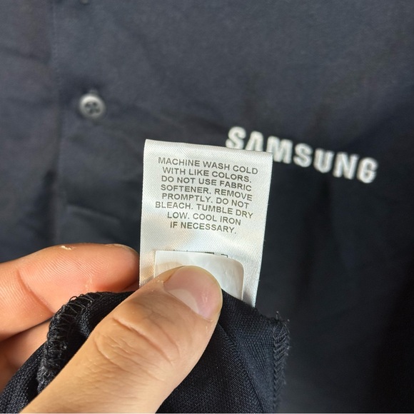 Samsung Men's Dark Polo Shirt - Picture 4 of 6